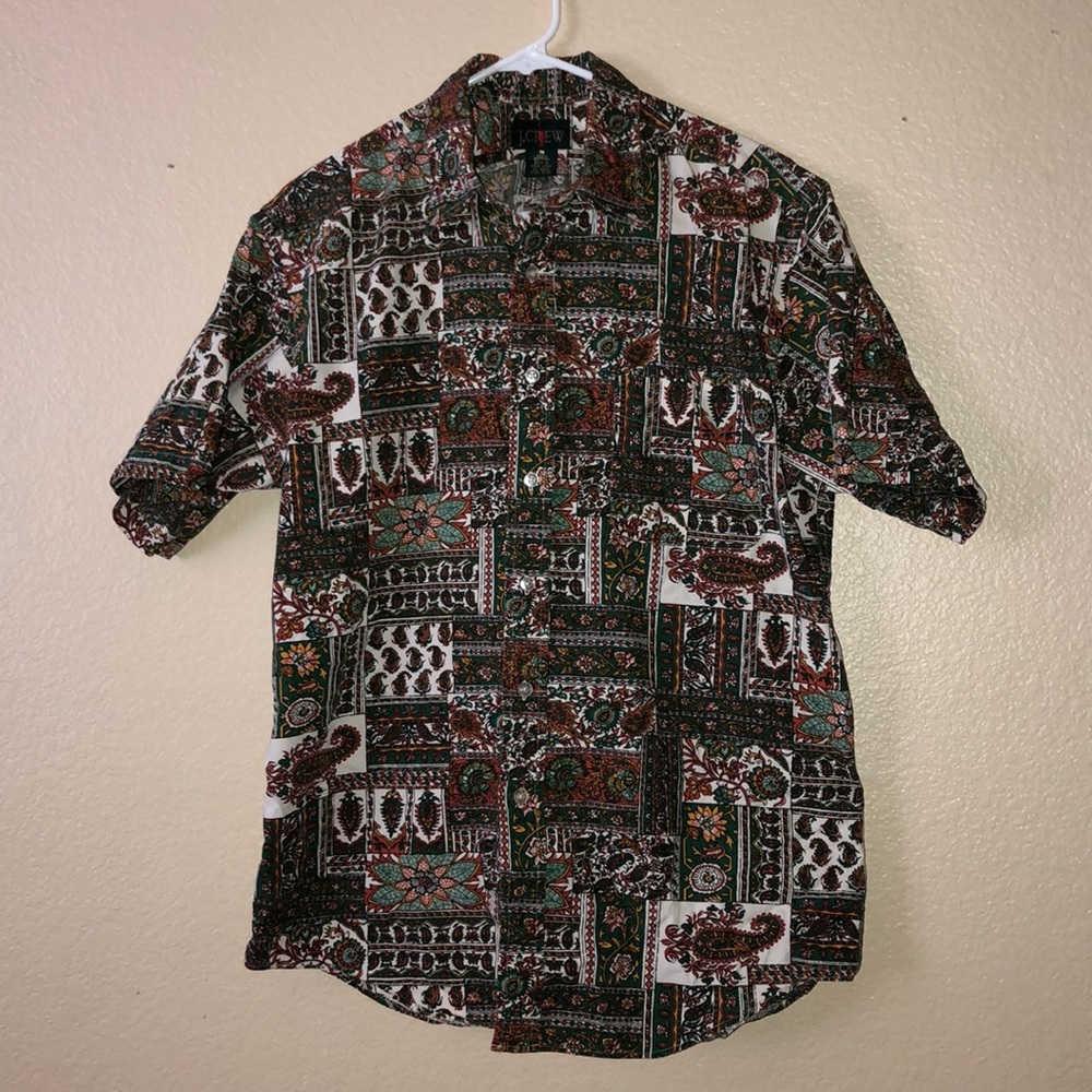 EUC vintage men’s J.Crew button up size M